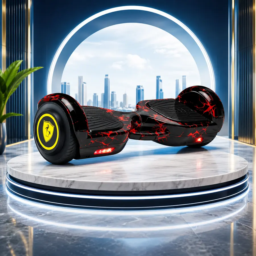 NeonCruise 8 hoverboard detail