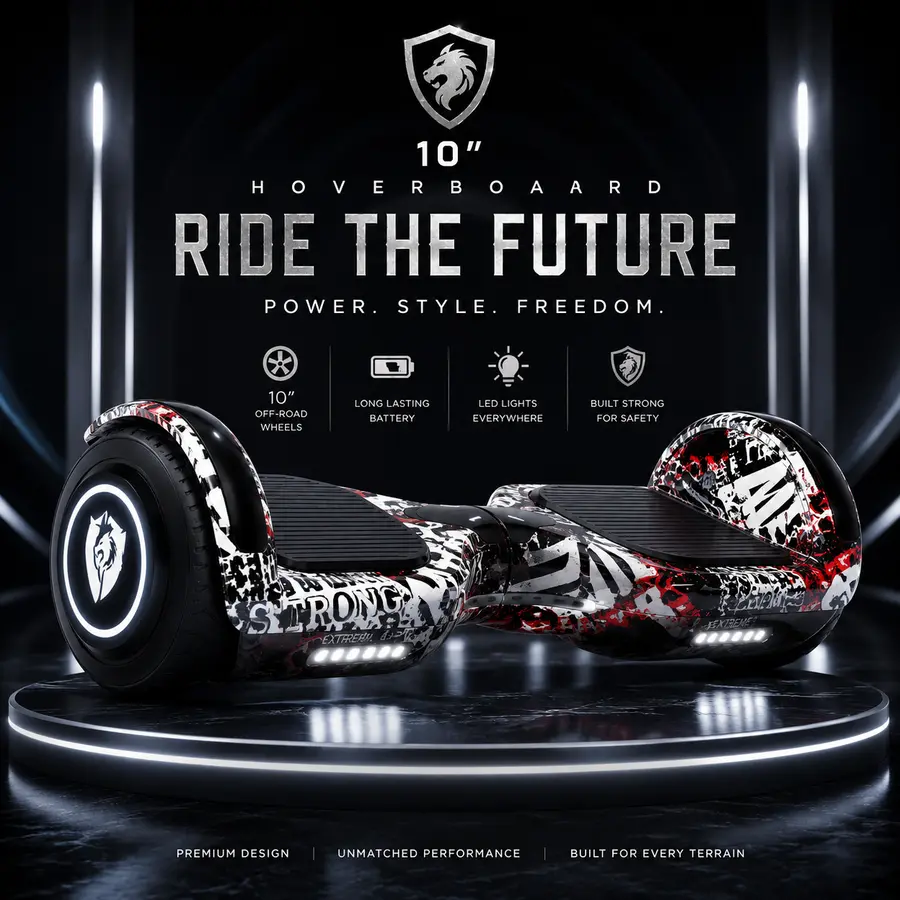 TrailMaster 10 hoverboard handle